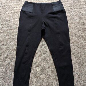 IVANKA TRUMP Women's Size Petite L Pull On Tummy Control Leggings Black